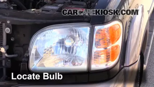 2002 Toyota Sequoia SR5 4.7L V8 Luces Luz de giro delantera (reemplazar foco)